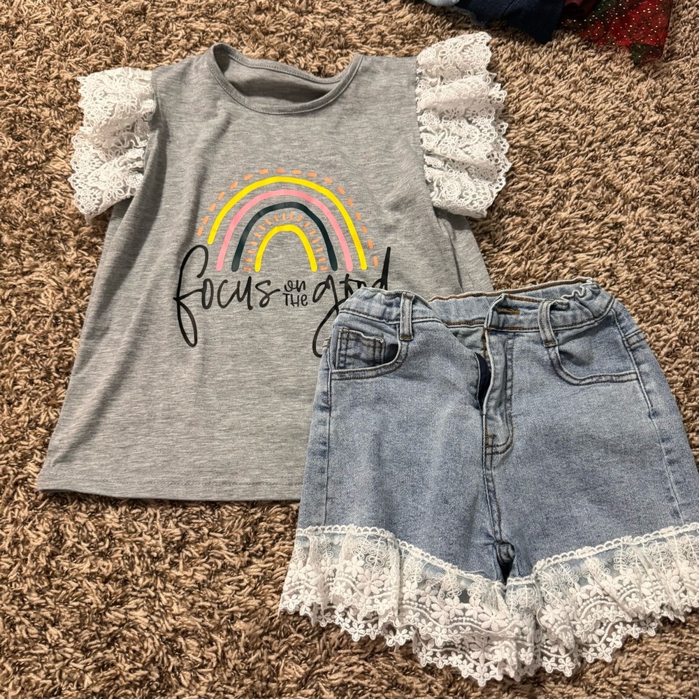 Girls Lace Outfit